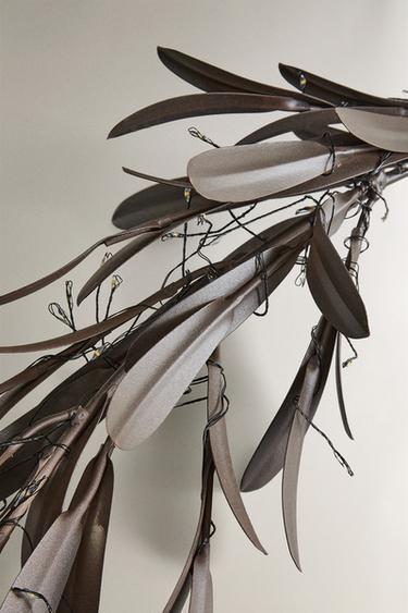 GRAND BOUQUET FEUILLES LUMINEUSES - Marron de Zara - Image 2