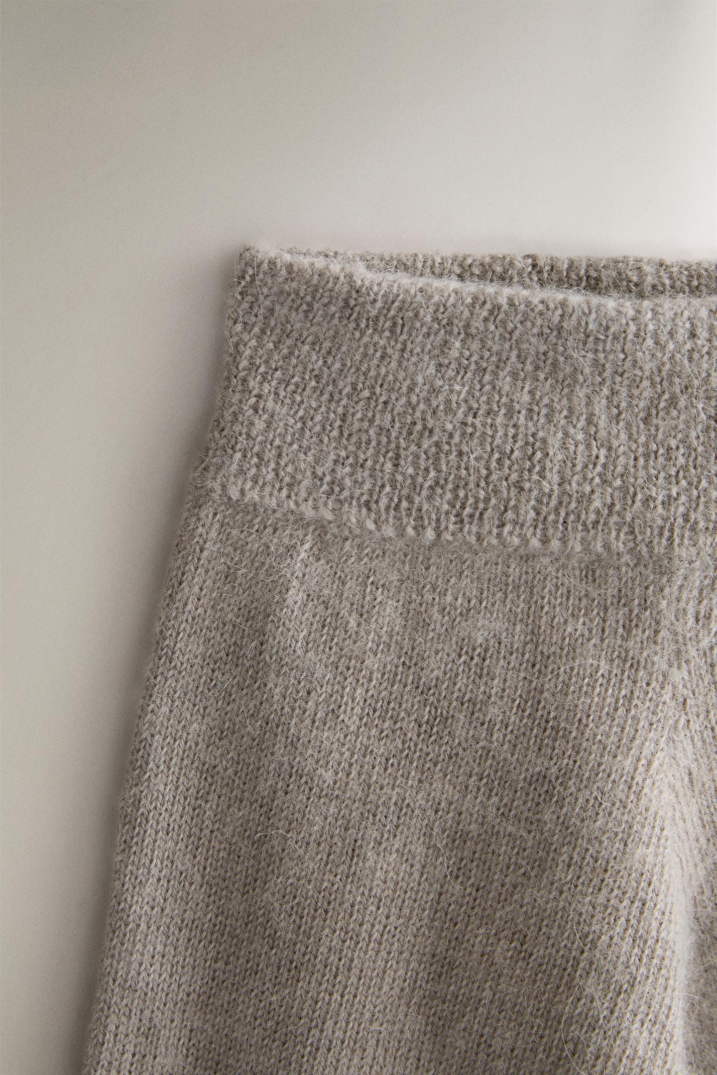 Леггинсы Zara Alpaca Leggings для малышей, цвет: Коричневый / Серо-коричневый — фото 2