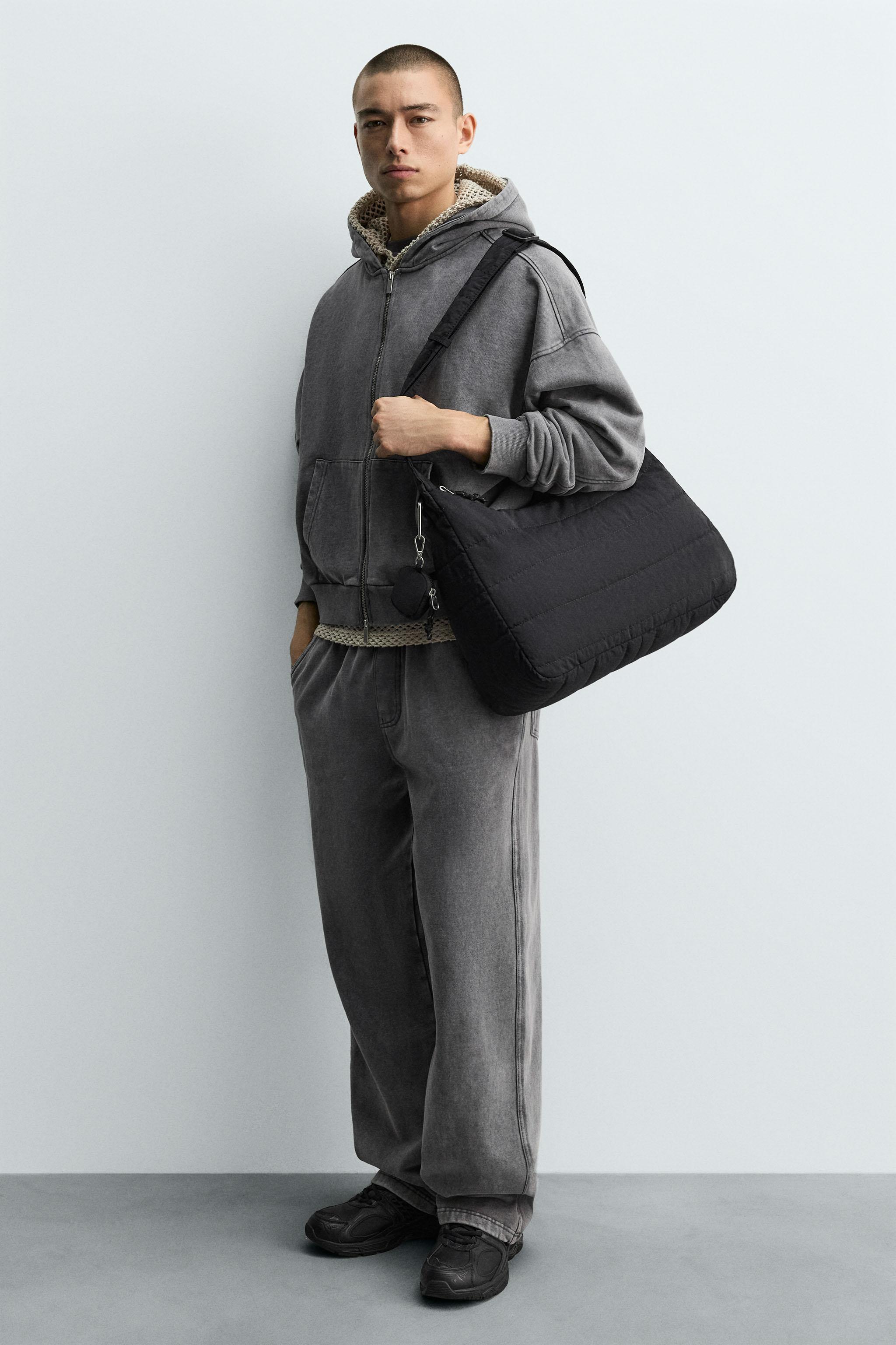 version of you ナイロンバッグ QUILTED NYLON BAG - Black | ZARA United States