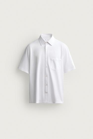 Zara COMFORT REGULAR FIT SHIRT - White