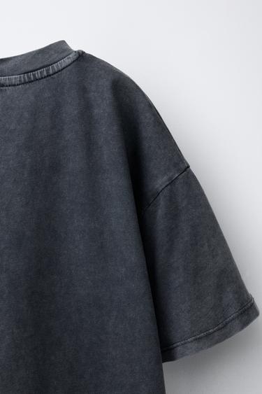 HANNAH MONTANA © DISNEY FADED T-SHIRT - Anthracite grey by Zara - Image 3