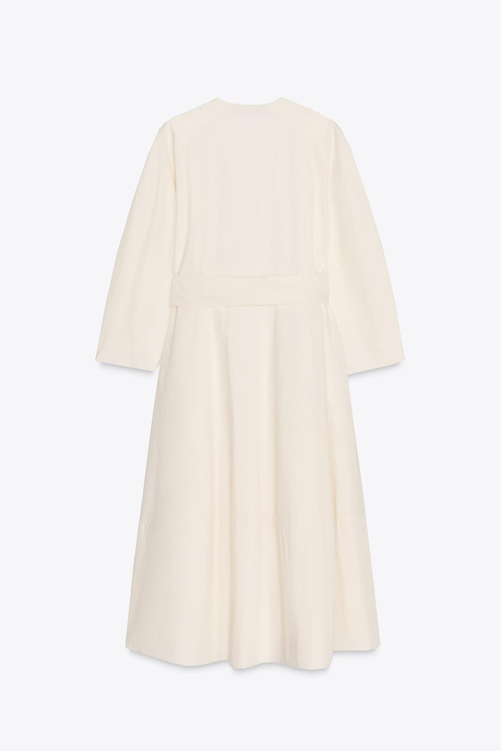 ZW COLLECTION BELTED MIDI DRESS