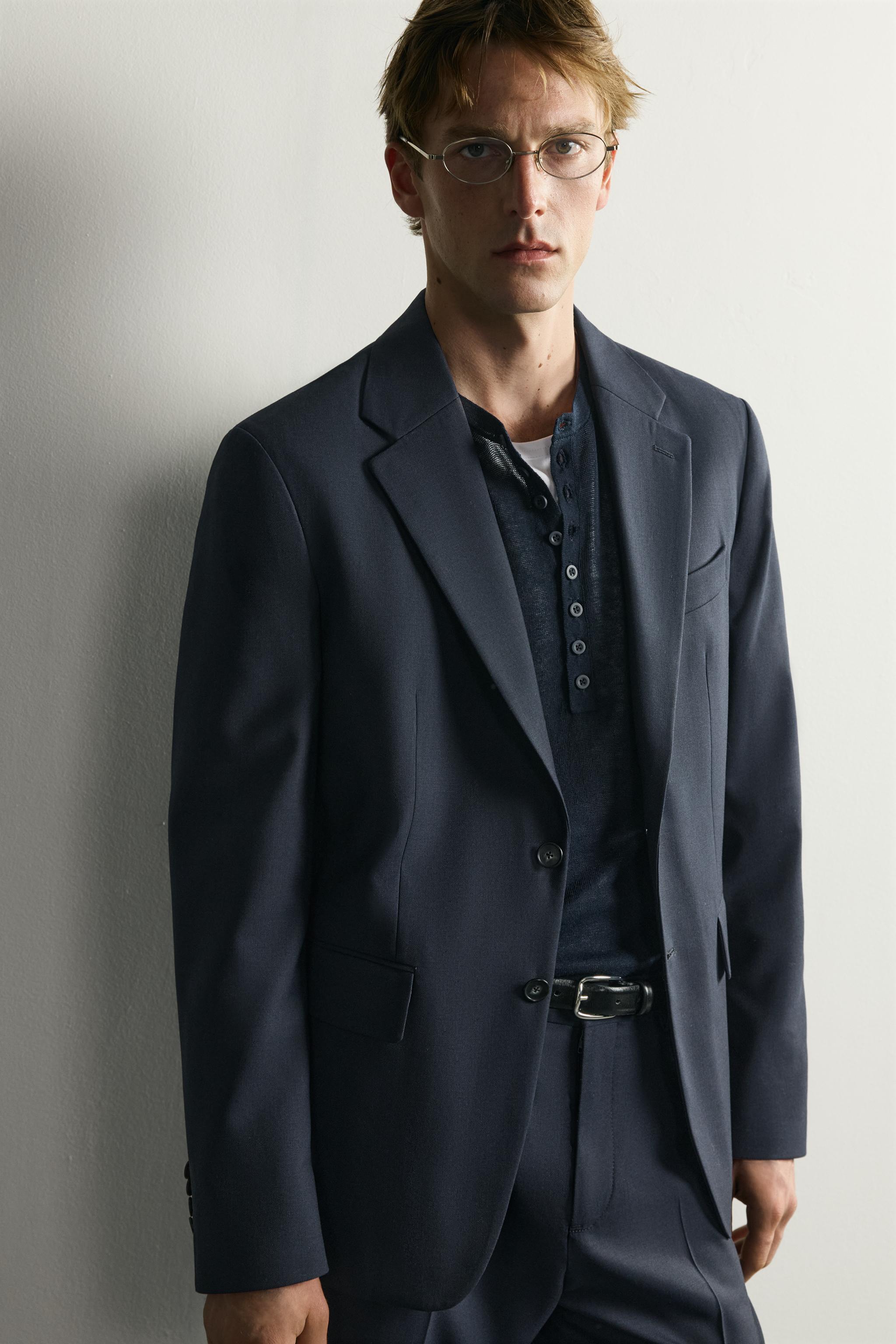 VESTE DE COSTUME EN LAINE REGULAR FIT