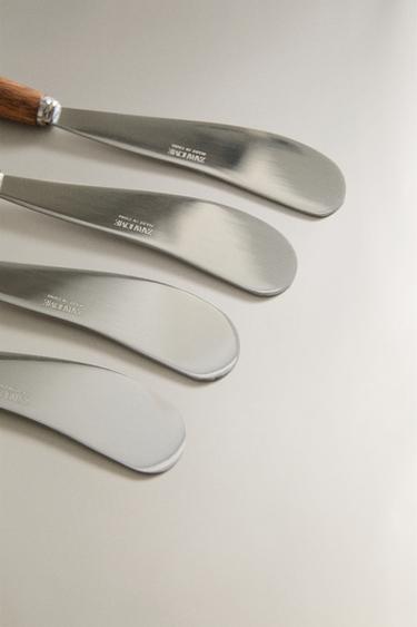 PACK COUTEAUX À BEURRE EN BOIS (LOT DE 4) - Beige clair de Zara - Image 1