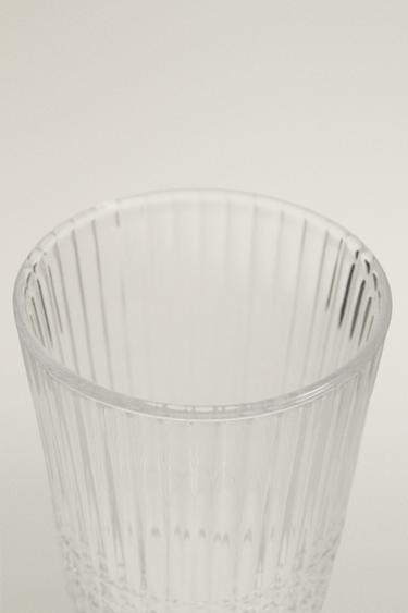 VERRE RELIEF GÉOMÉTRIQUE - Transparent de Zara - Image 1