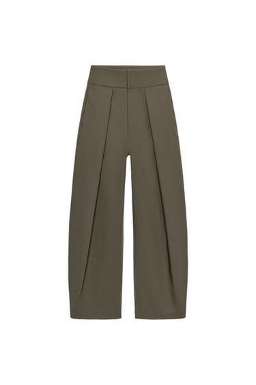 BALLOON TROUSERS WITH PLEATS