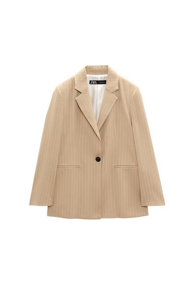 STRIPED BLAZER