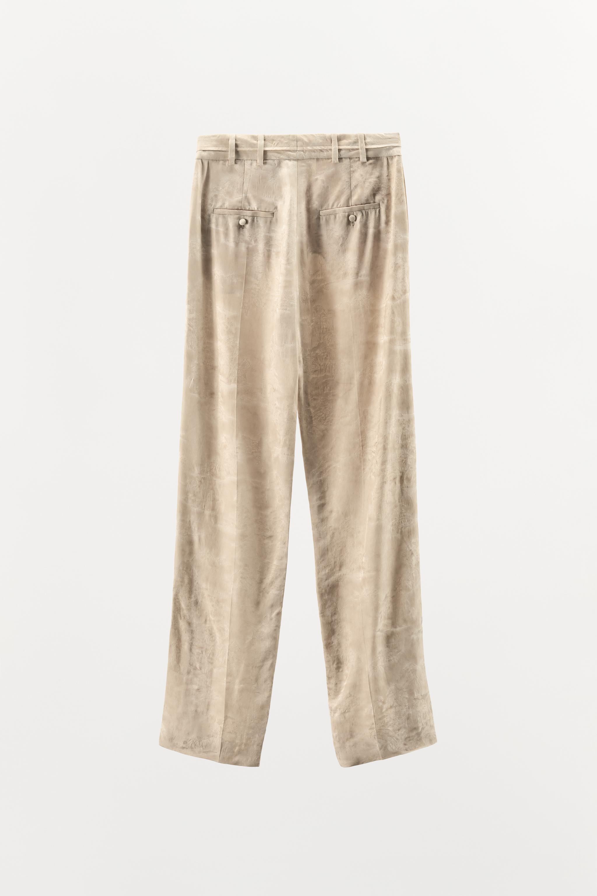 ZW COLLECTION LIMITED EDITION JACQUARD BUTTON PANTS
