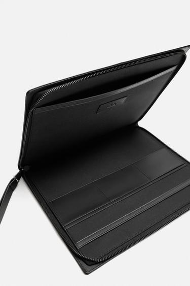 NAPPA LEATHER CLUTCH - Black by Zara - Image 3