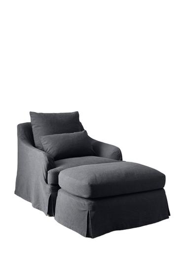 FOOTSTOOL 01 - MIDNIGHT BLUE الخاص بـ Zara