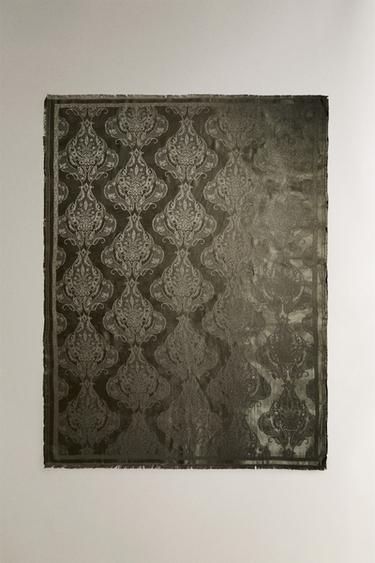 SATIN THROW - Mid-green by Zara - Image 1