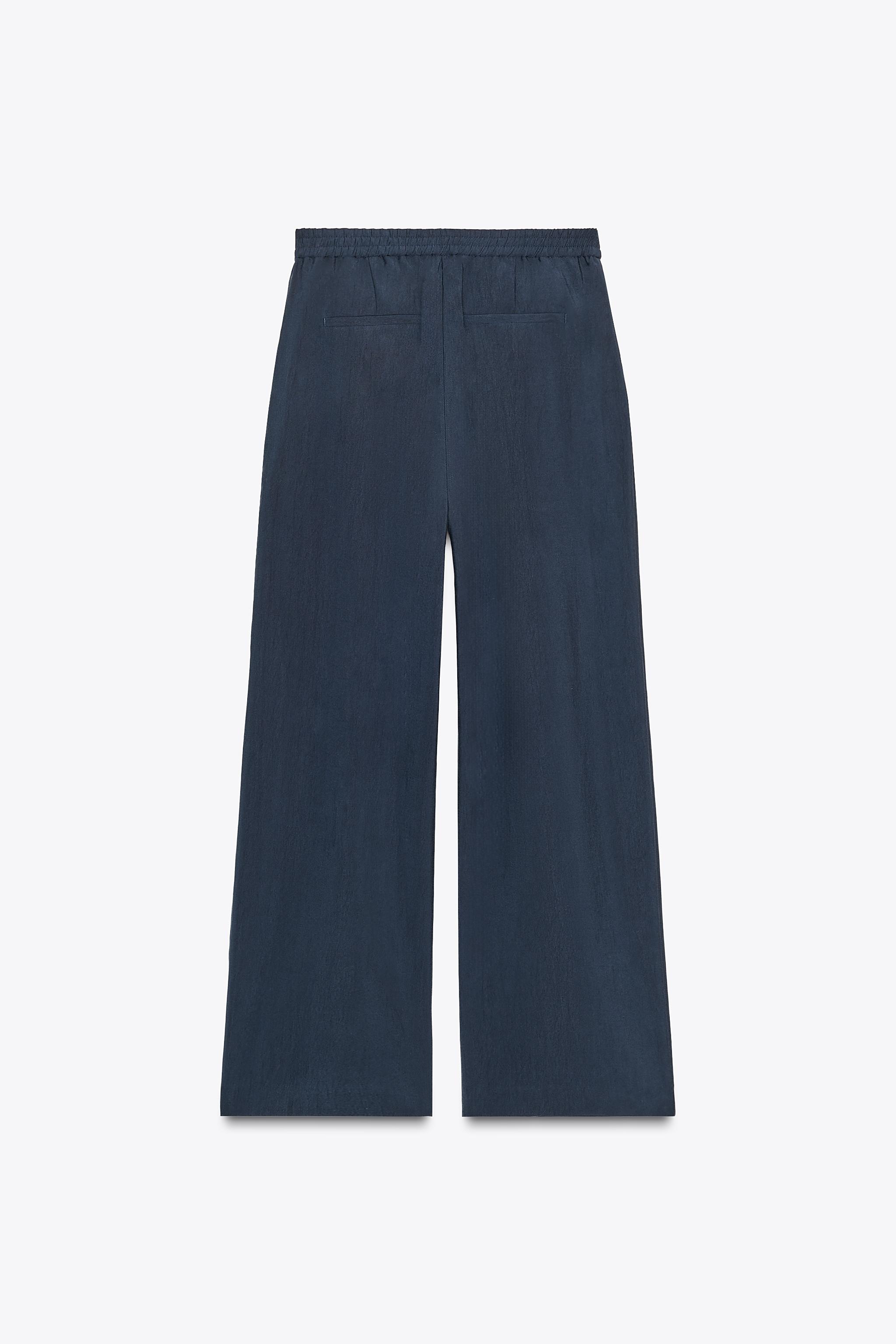 PANTALON FLUIDE PLIS ZW COLLECTION