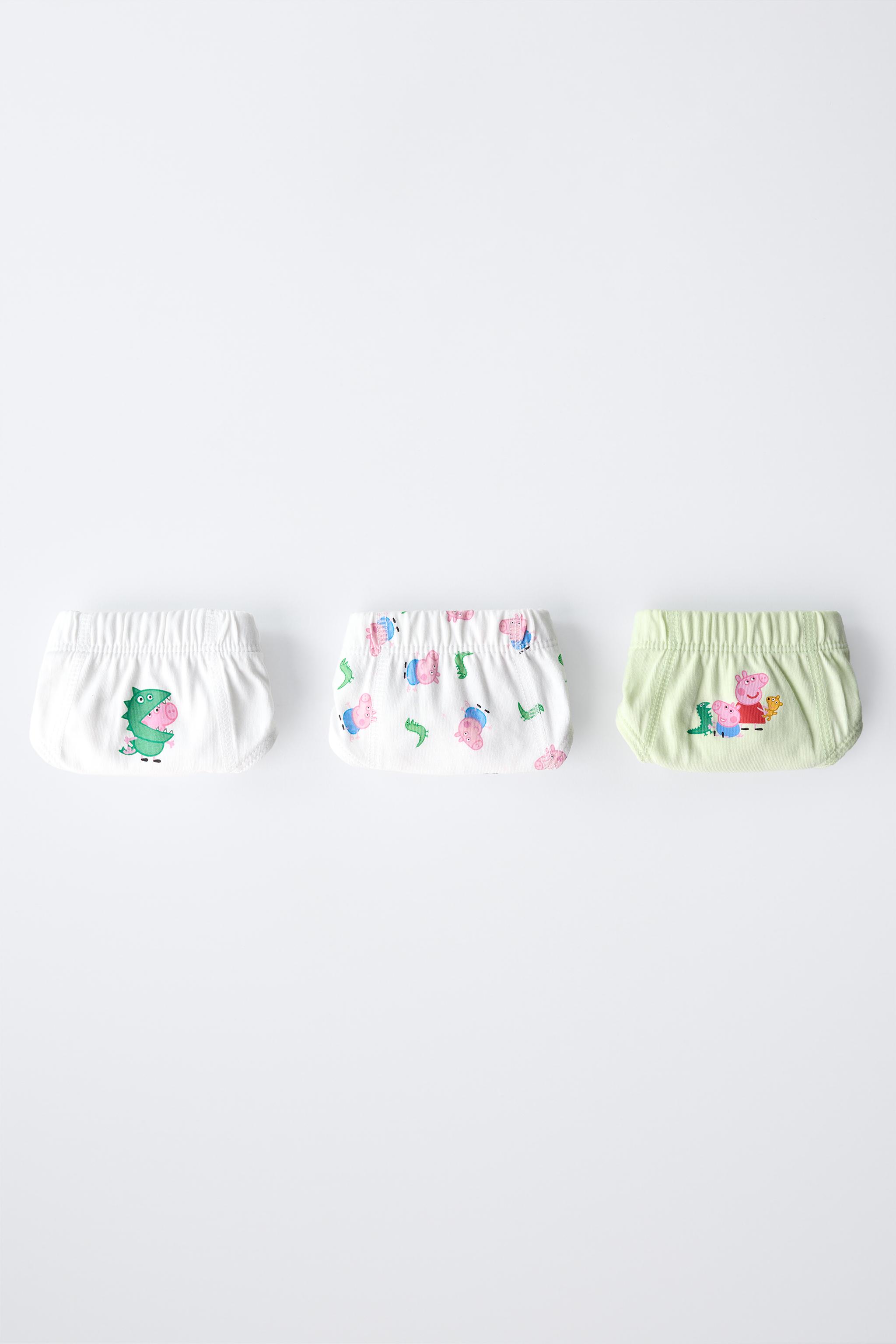 2-6歳/ PEPPA PIG ™ スリップ3枚セット - ホワイト | ZARA Japan / 日本