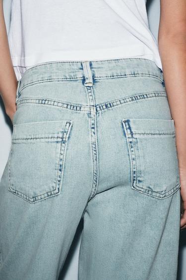 JEANS ZW COLLECTION CAPRI TAILLE NORMALE - Bleu clair de Zara - Image 3