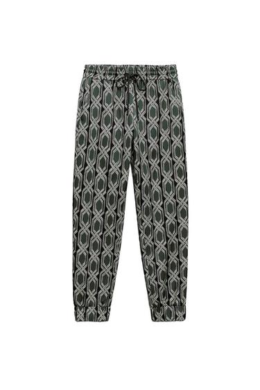GEOMETRIC PRINT JOGGERS
