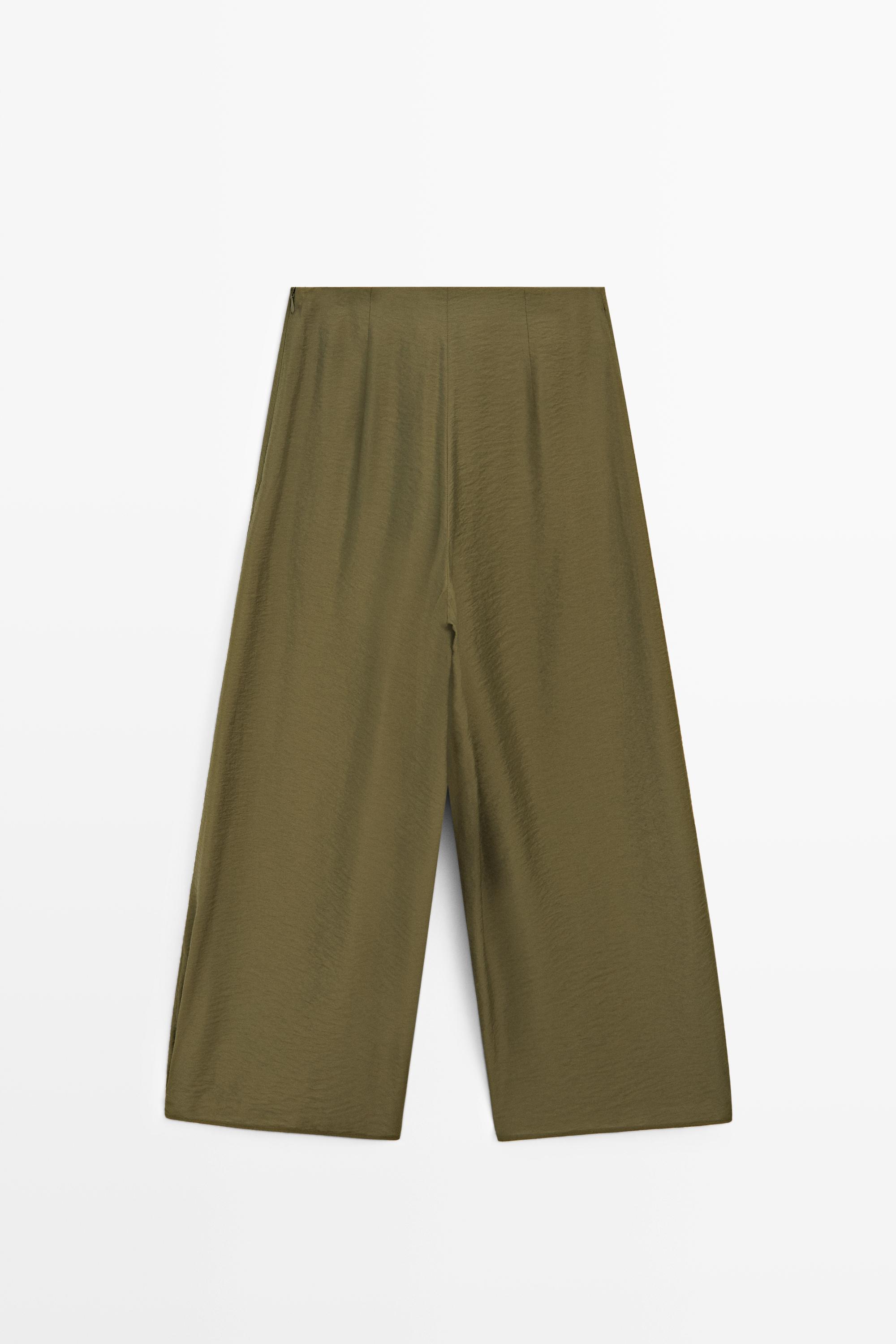 Pantalon large fluide total look