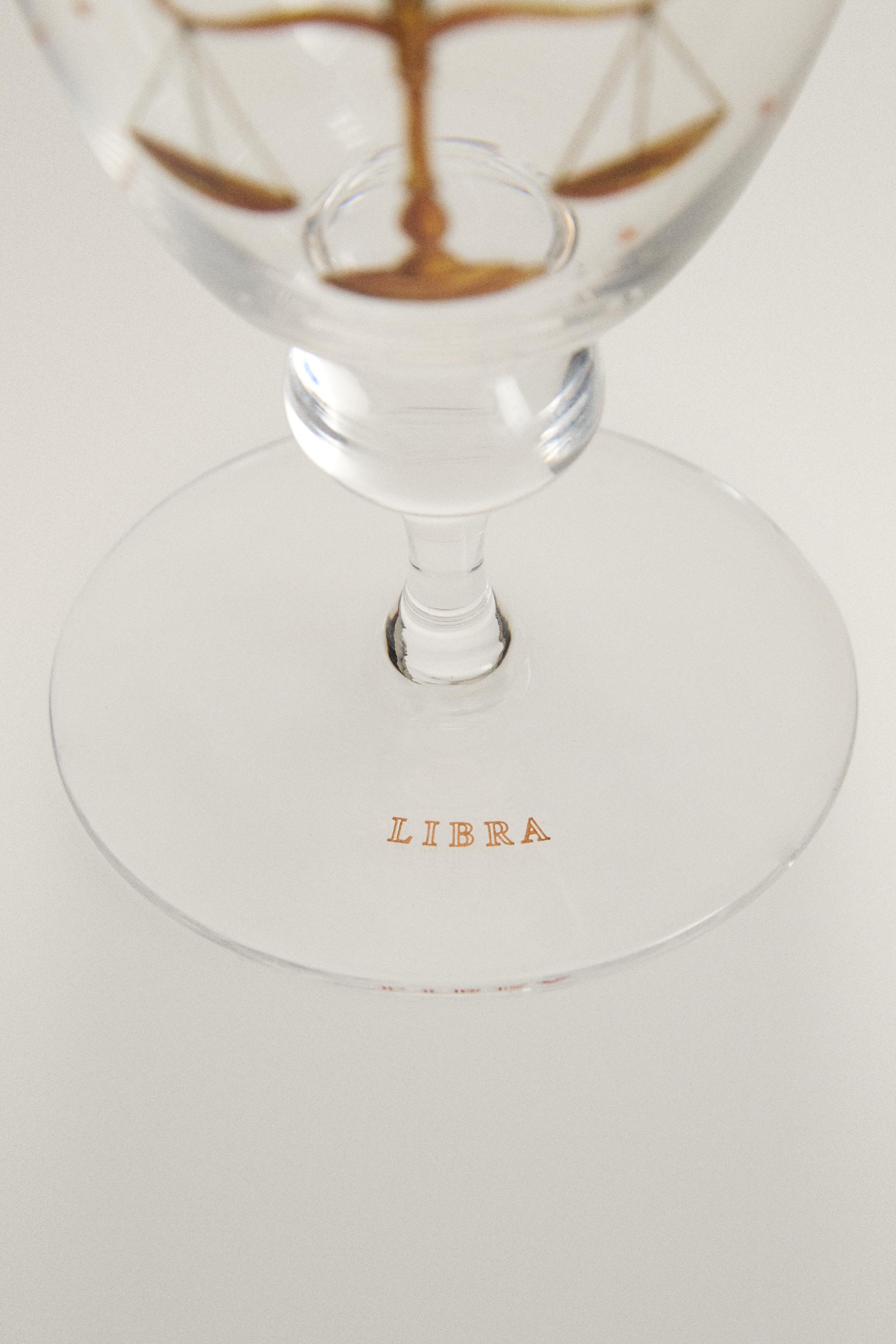 LIBRA ZODIAC GLASS | MARISA BERENSON - Transparent | ZARA United