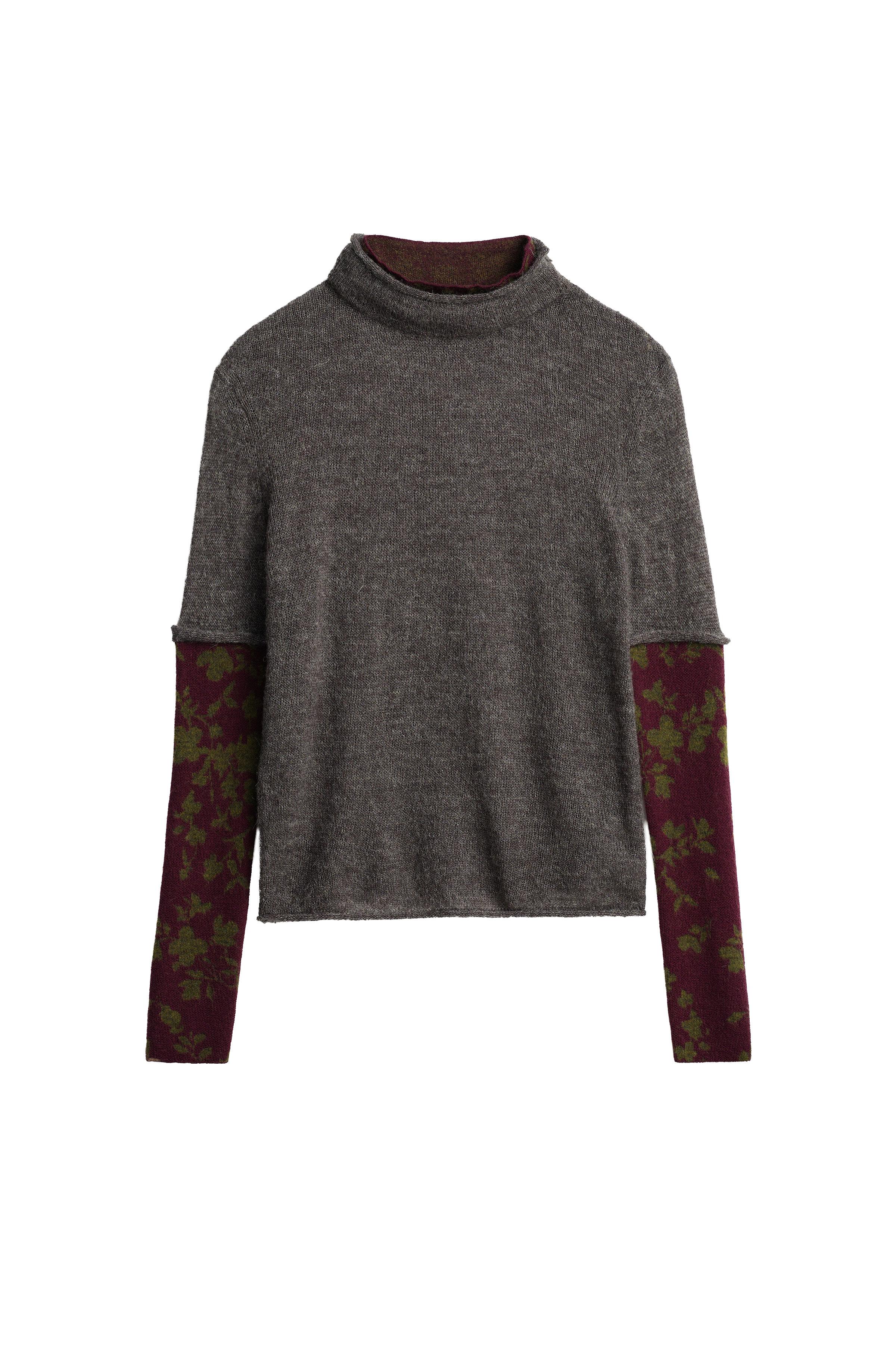 LIMITED EDITION JACQUARD WOOL-BLEND SWEATER