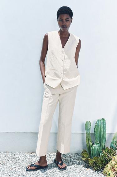 ЖИЛЕТ ОВЕРСАЙЗ — ZW COLLECTION — ЭКРЮ от Zara — изображение 0