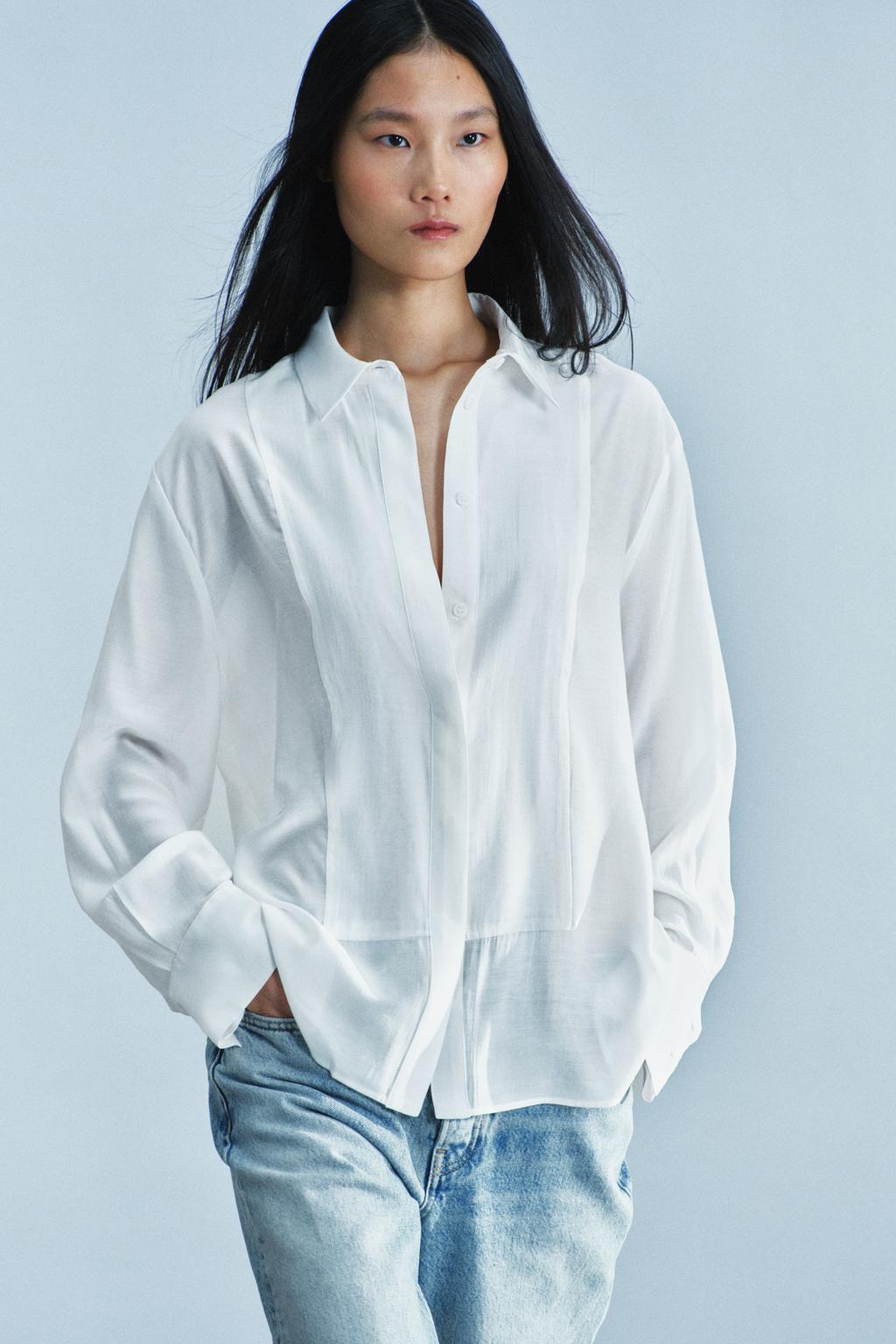 ZW COLLECTION PLAIN BIB SHIRT