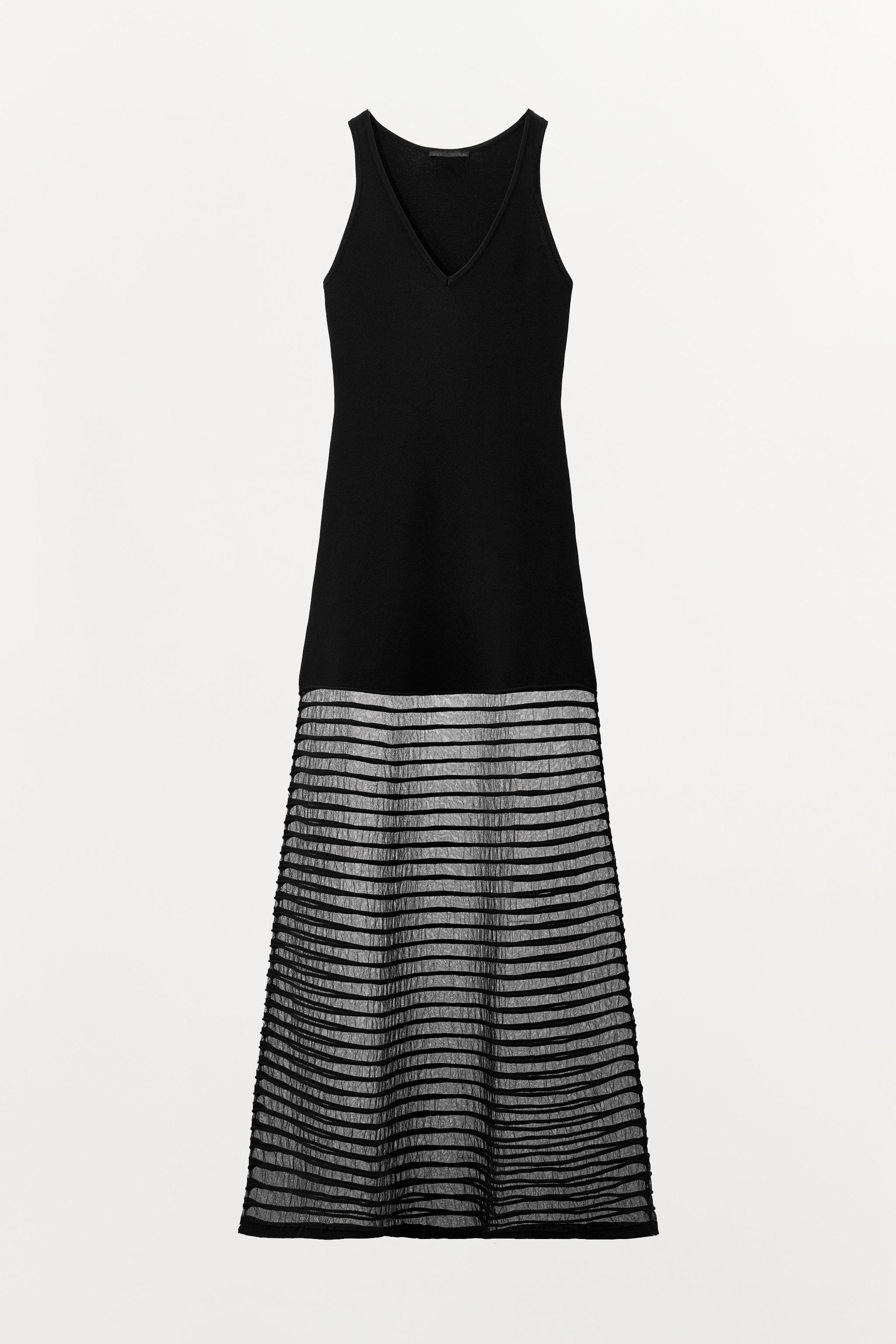 zara tulle dress black Allison Dress