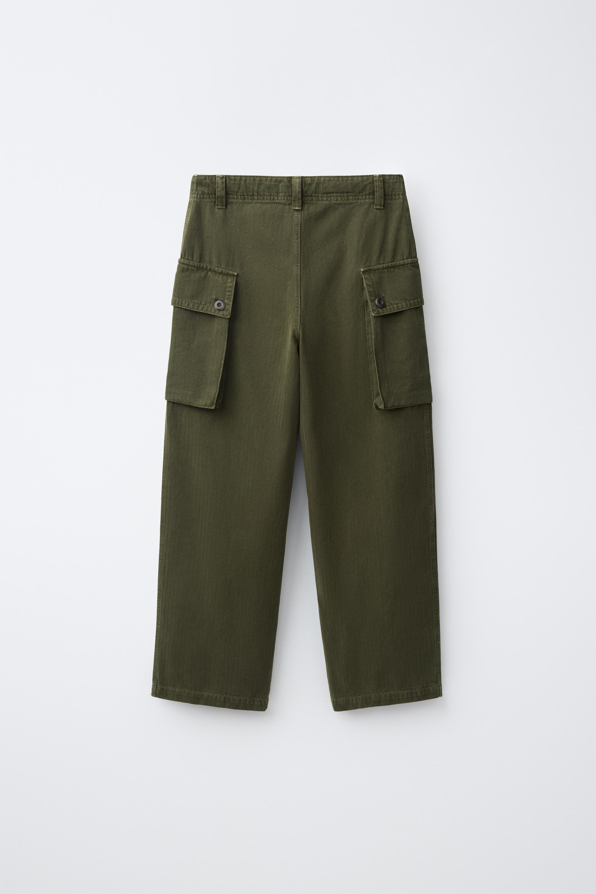 PANTALON CARGO EFFET USÉ