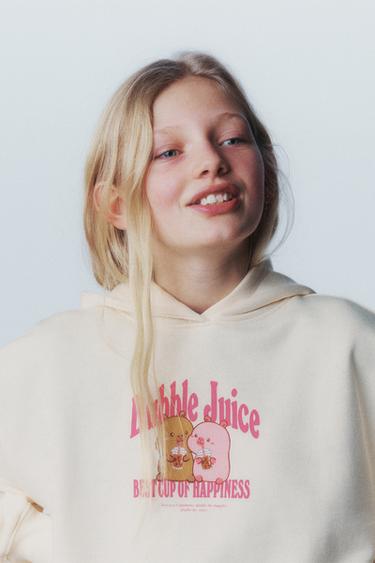 CAPYBARA CAPYFUN © HOODIE - Ecru by Zara