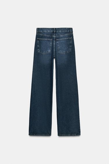 JEANS TRF RECTOS TIRO MEDIO - Azul de Zara