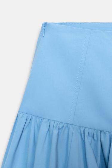 VOLUMINOUS MIDI SKIRT - Bluish by Zara - Image 6