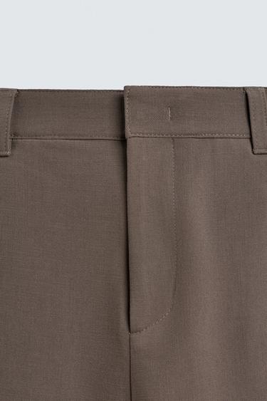 PLEATED RELAXED FIT TROUSERS - Sand by Zara - Image 8