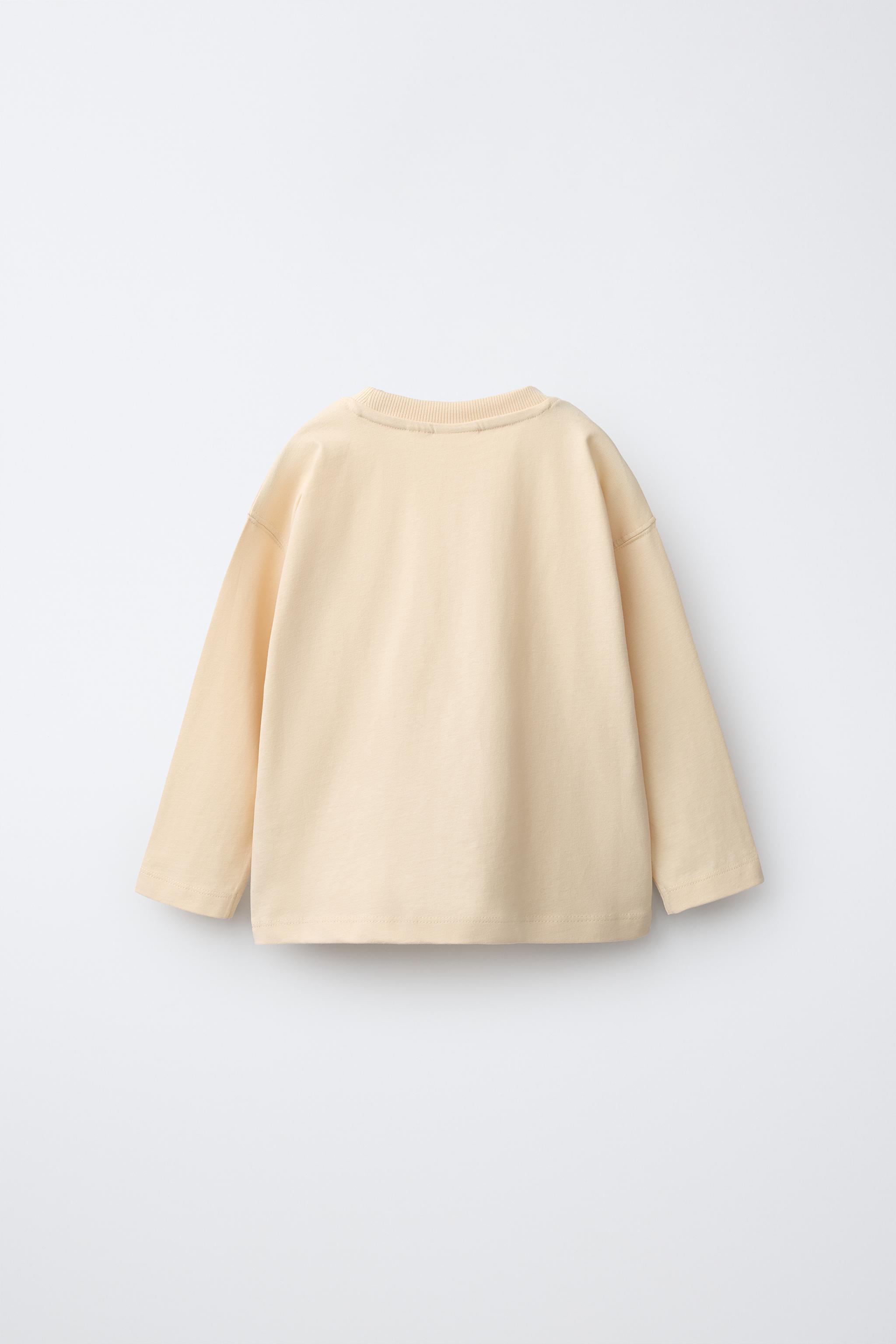RUBBERIZED FOX PATCH T-SHIRT — Mid-ecru