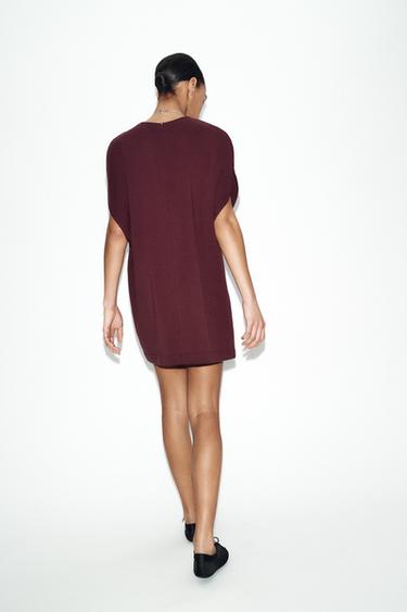 ROBE COURTE INTERLOCK - Vin de Zara - Image 3