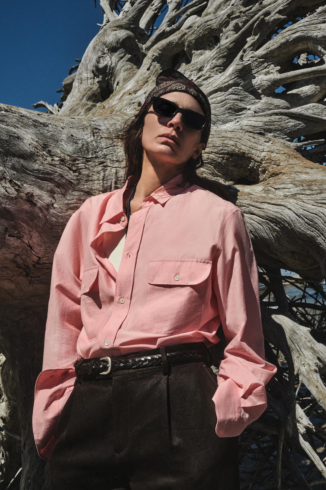 СОЛНЦЕЗАЩИТНЫЕ ОЧКИ ОВАЛЬНЫЕ AARON LEVINE X ZARA + ПЛЕТЕНЫЙ КОЖАНЫЙ РЕМЕНЬ AARON LEVINE X ZARA