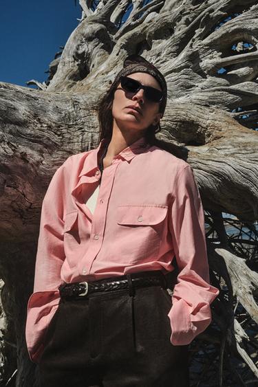 商品画像ピンク/ホワイト0Zaraの商品画像 - ピンク/ホワイト - 画像 0