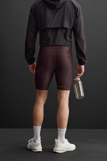 TRAINING LEGGINGS - Burgundy by Zara - Image 2