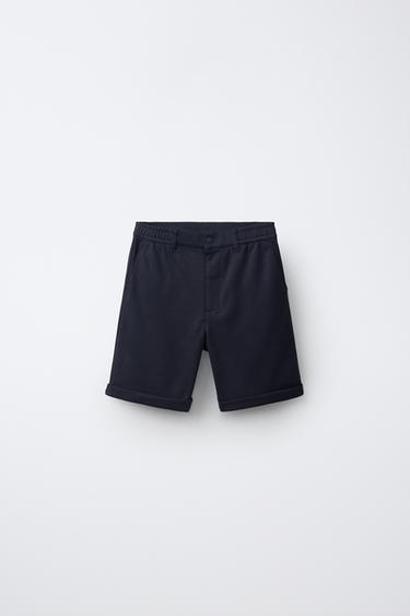 BERMUDA COMFORT LISA - Azul-marinho da Zara - Imagem 0