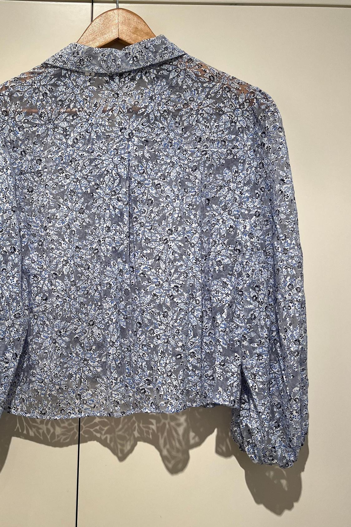FLORAL ORGANZA BLOUSE - Image 5
