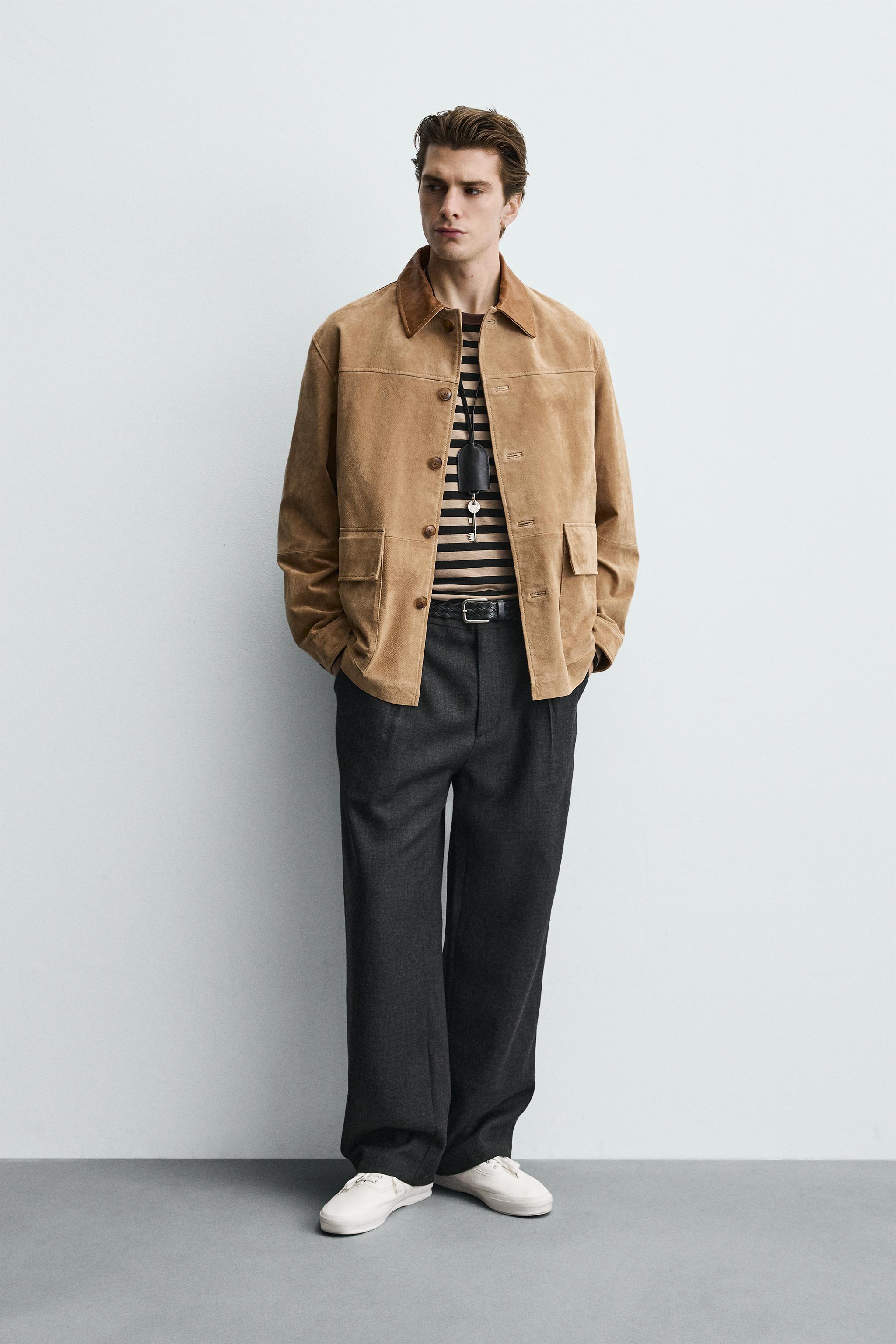 スエードジャケット | メンズ | ZARA 日本