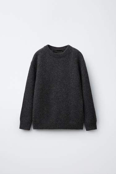 100% CASHMERE SWEATER - Dark anthracite by Zara
