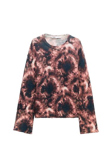 KNIT TIE-DYE SWEATER
