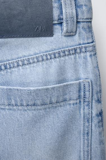BERMUDA EN DENIM RELAXED BAGGY - Bleu clair de Zara - Image 3