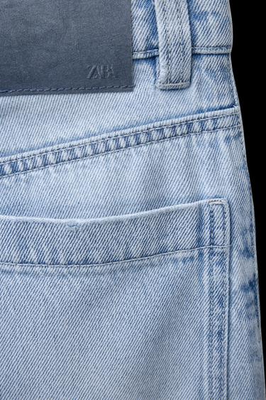 JEANSBERMUDAS IM RELAXED BAGGY-STIL - Hellblau von Zara
