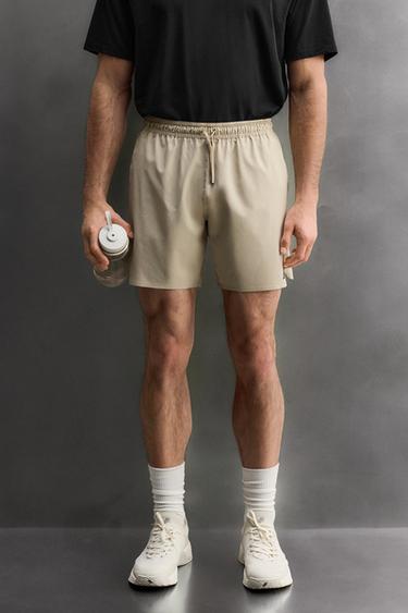 Zara BASIC TRAINING SHORTS - Sand