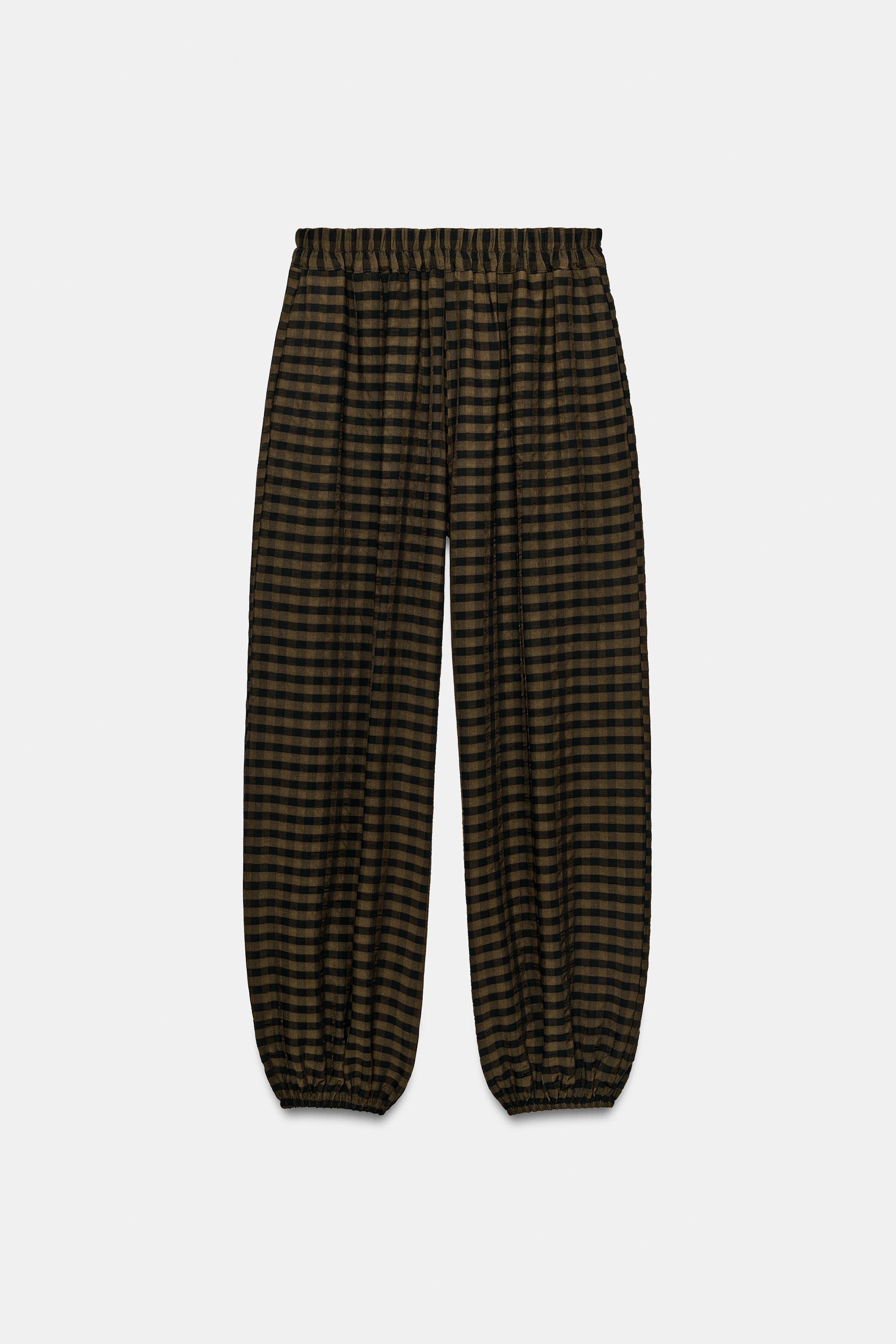 PLAID PANTS