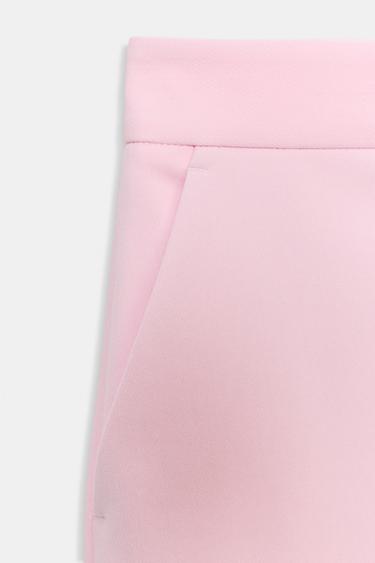 LOW-RISE STRAIGHT-LEG TROUSERS - Pink by Zara - Image 8
