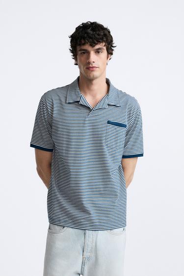 POLO JACQUARD RAYAS - rayas de Zara