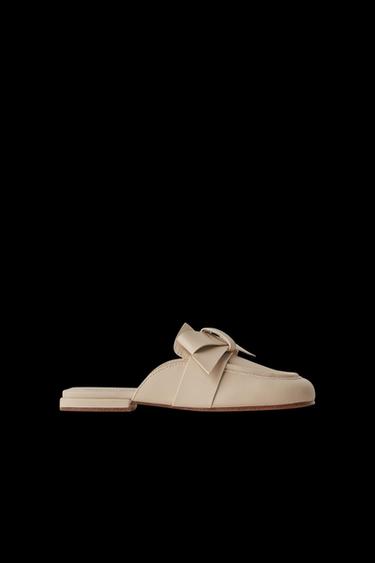 Zara BOW MULES - Off White - Image 0