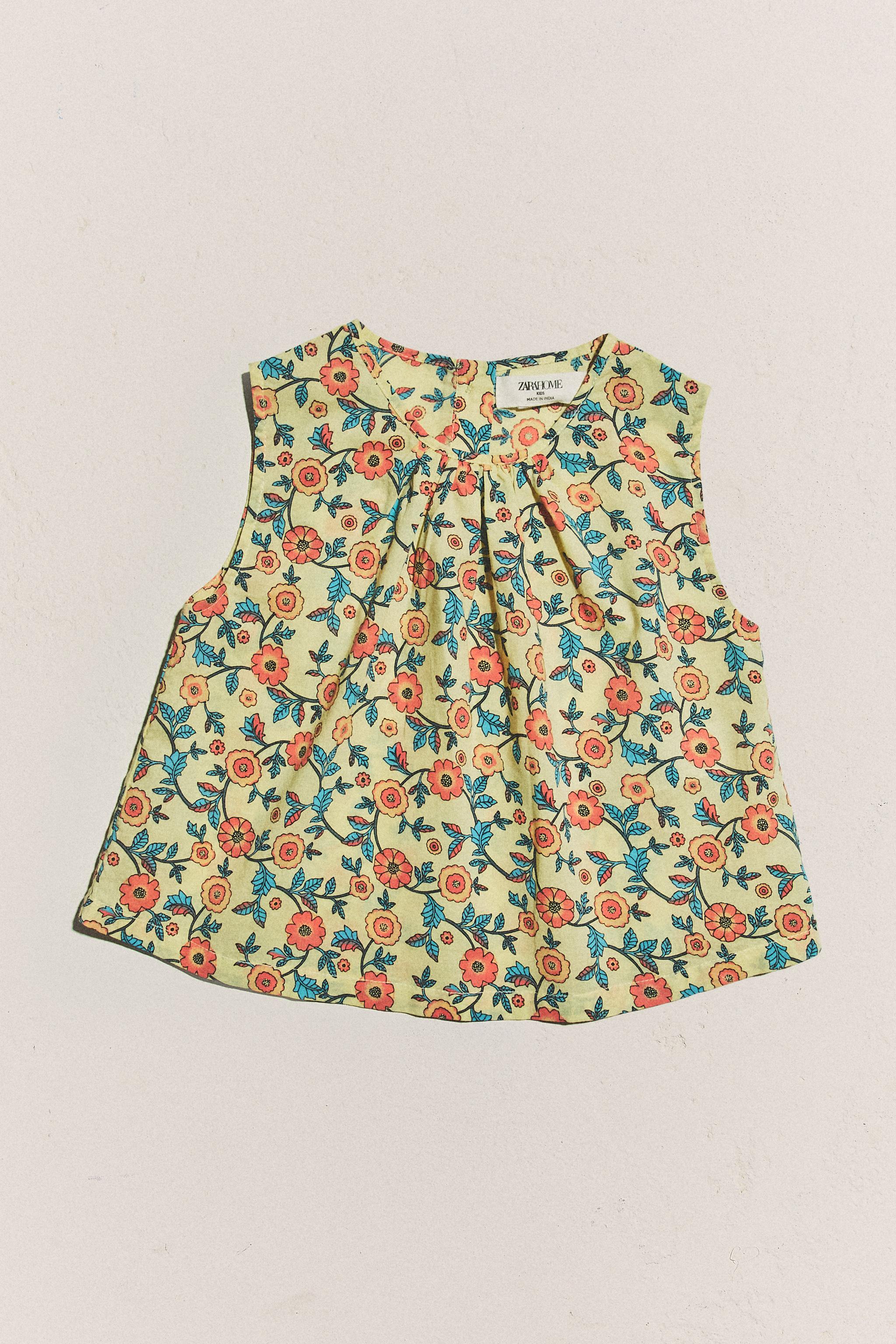 KIDS' FLORAL TOP