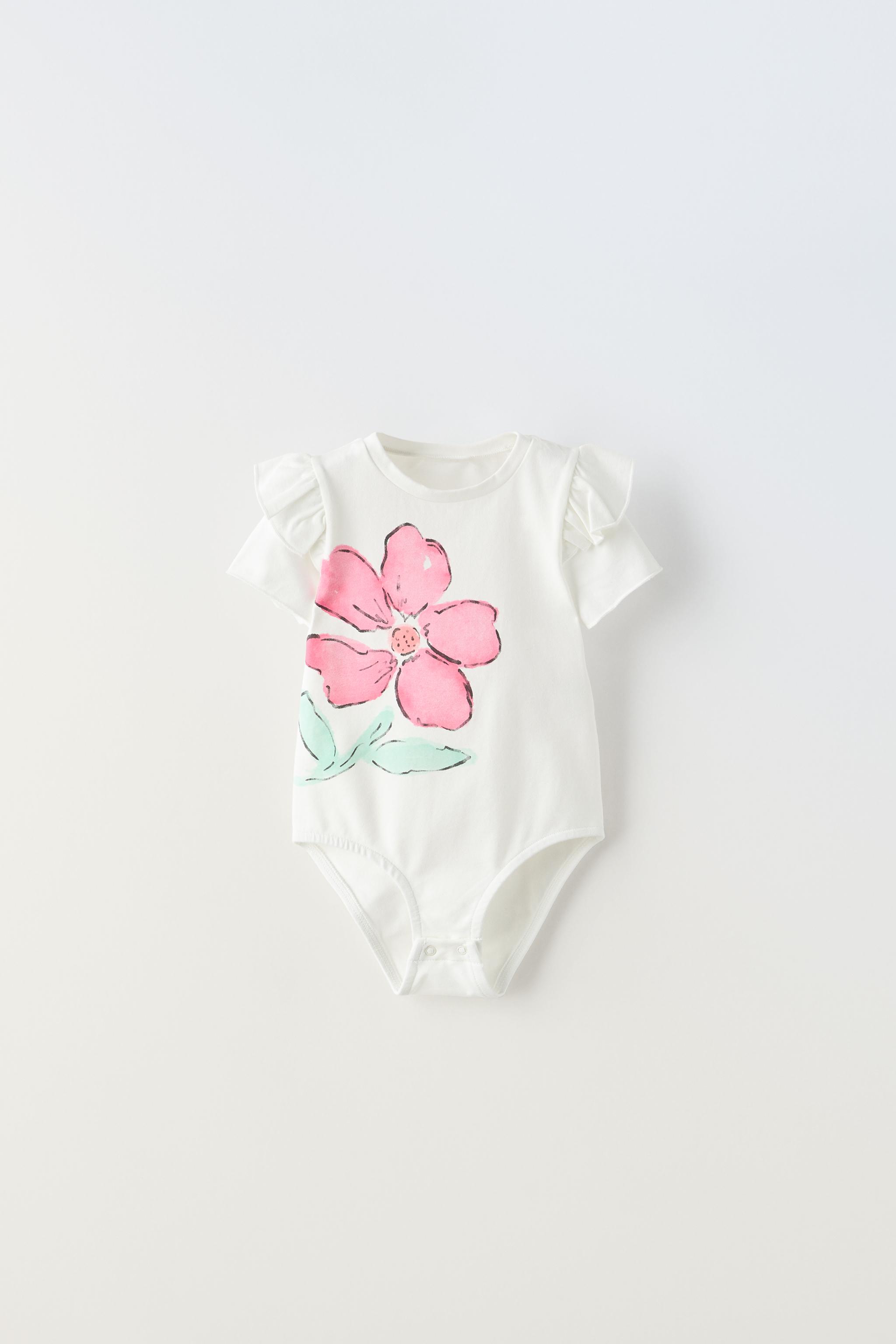 Floral store bodysuit baby