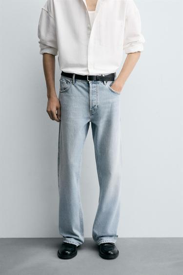 JEANS FLARED FIT - Azul claro de Zara
